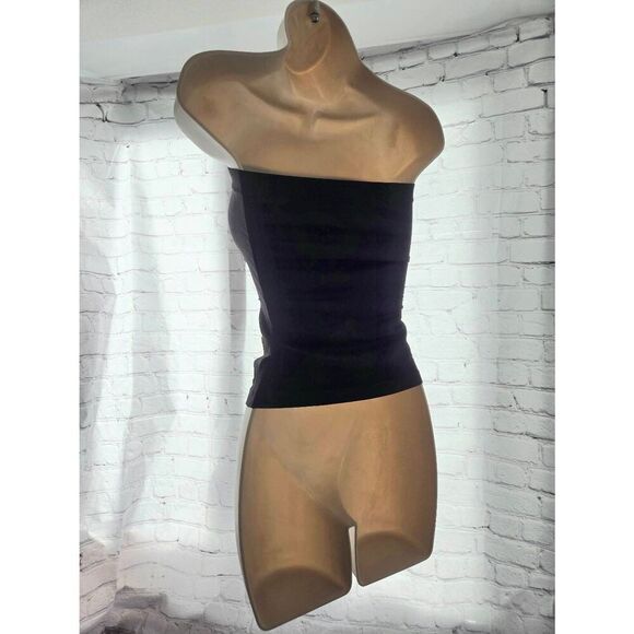 Idea USA Women's One Size Black Bandeau Tube Top - Picture 3 of 6